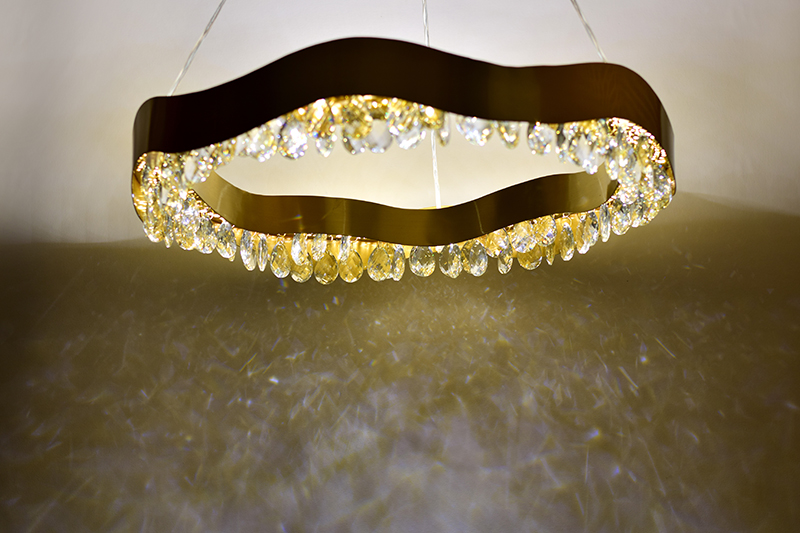 Sahil & Sarthak Chandelier  Wave Chandelier 02